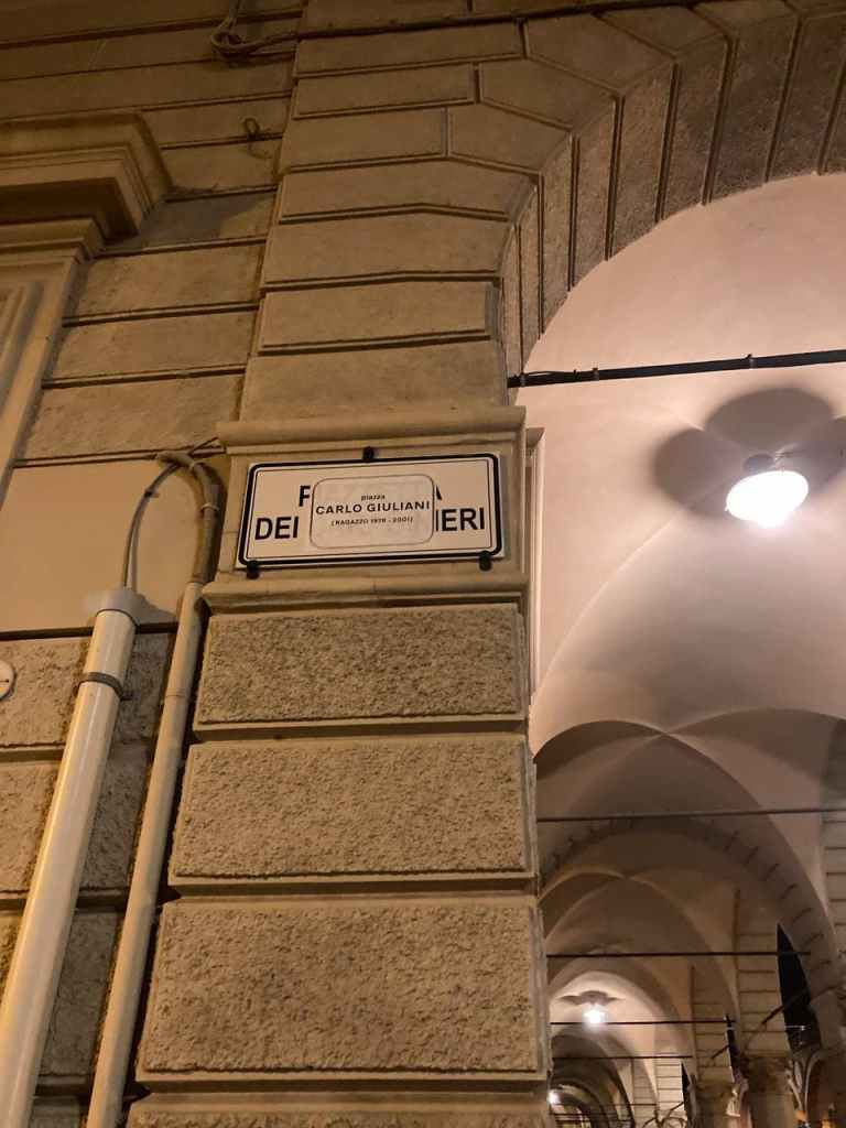 Piazza Carlo Giuliani (Ragazzo 1978-2021) Bologna