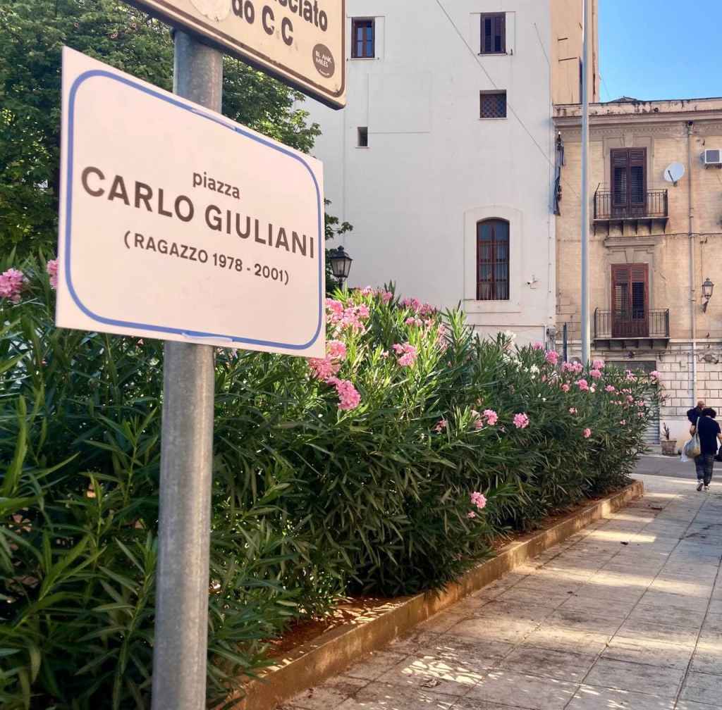Piazza Carlo Giuliani (ragazzo 1978-2001) Palermo
